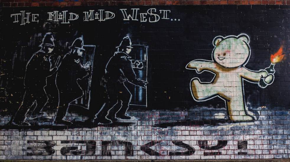 Banksy The Mild Mild West